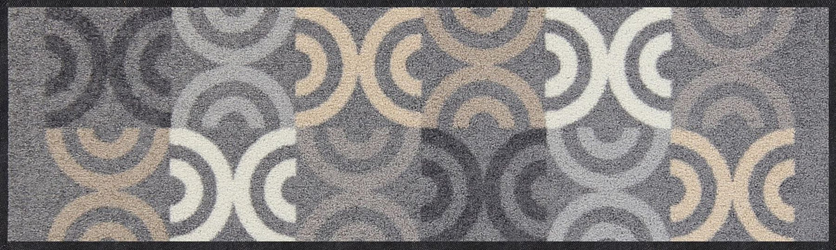 Läufer klein 30x100 Borrby city-chic grau