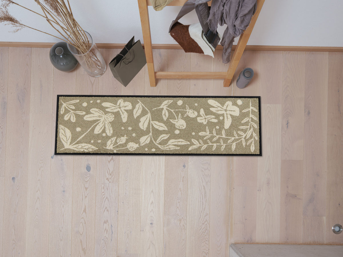 Läufer klein 30 x 100 cm Mila ecru beige