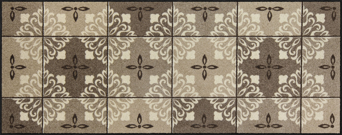 Teppichläufer 75 x 190 cm Ornamontana taupe taupe