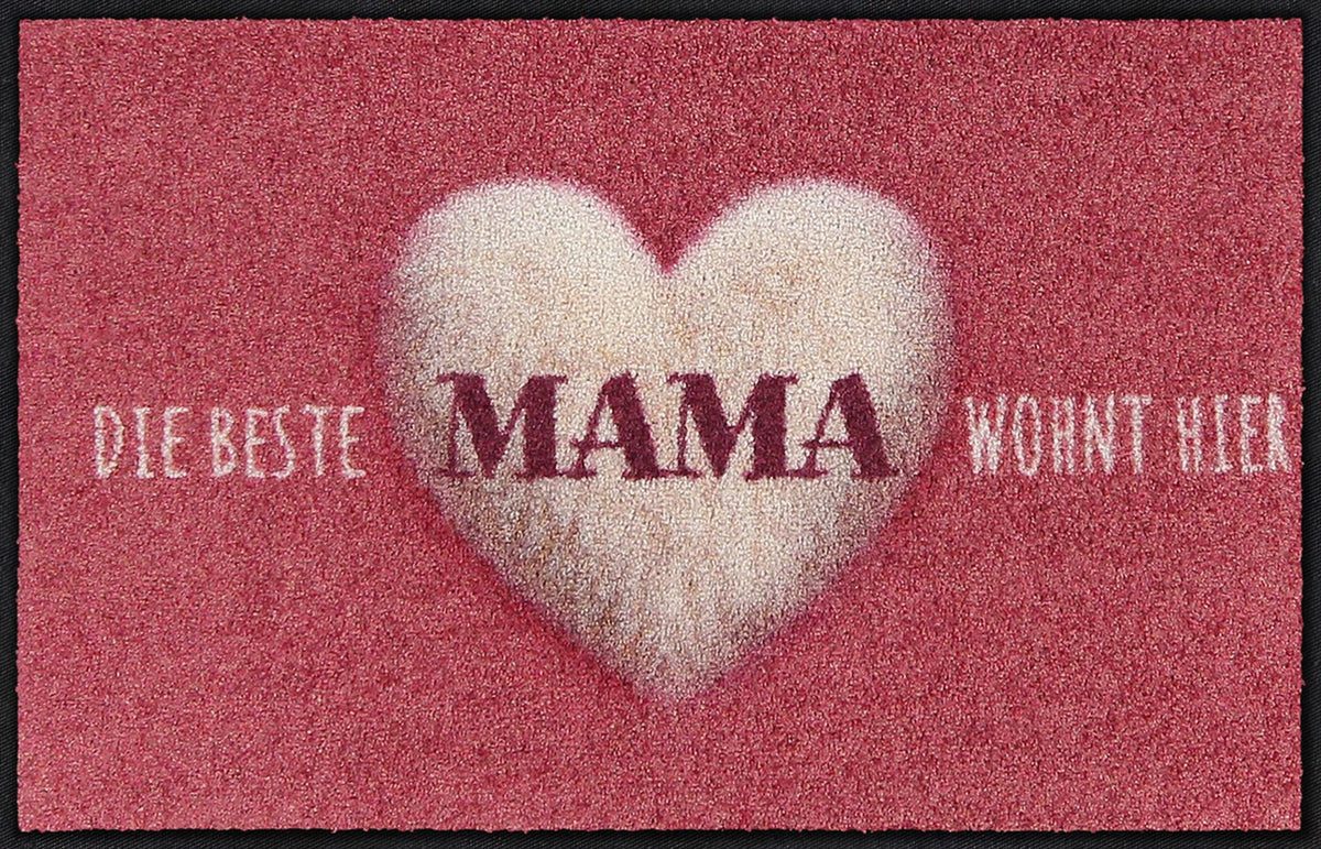 Fußmatte 45x70 Beste Mama rose