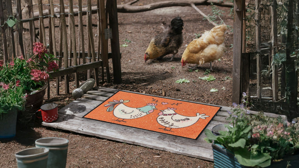 Fußmatte 50x75 Charming Chicken