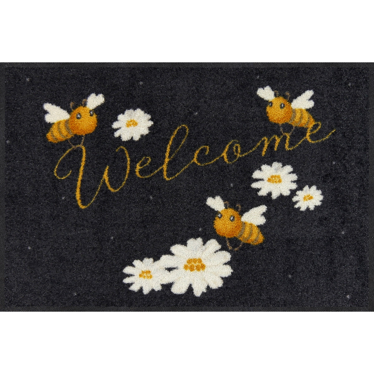 Fußmatte 50x75 Welcome Bees anthrazit
