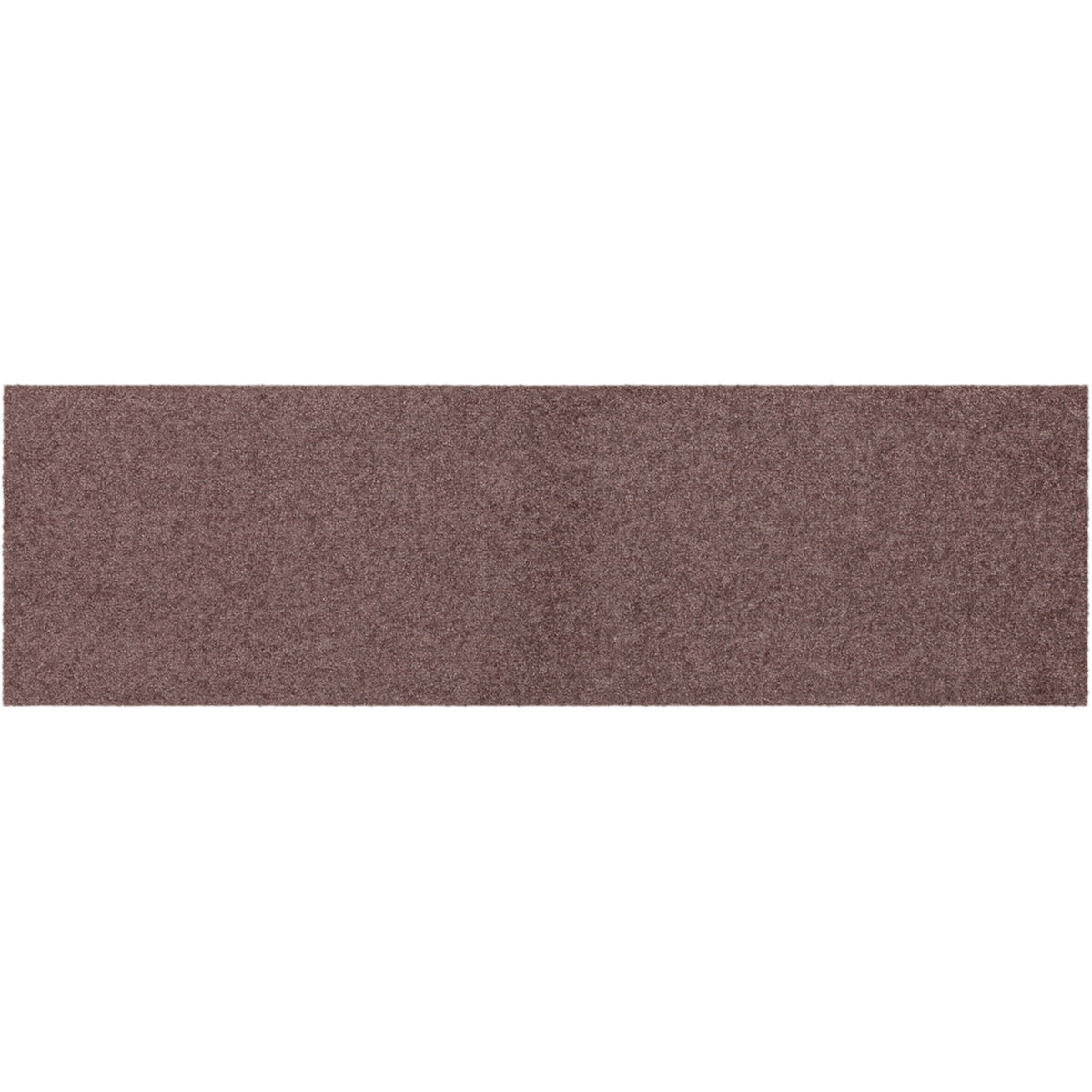 Läufer klein 30x100 Uni Nougat braun