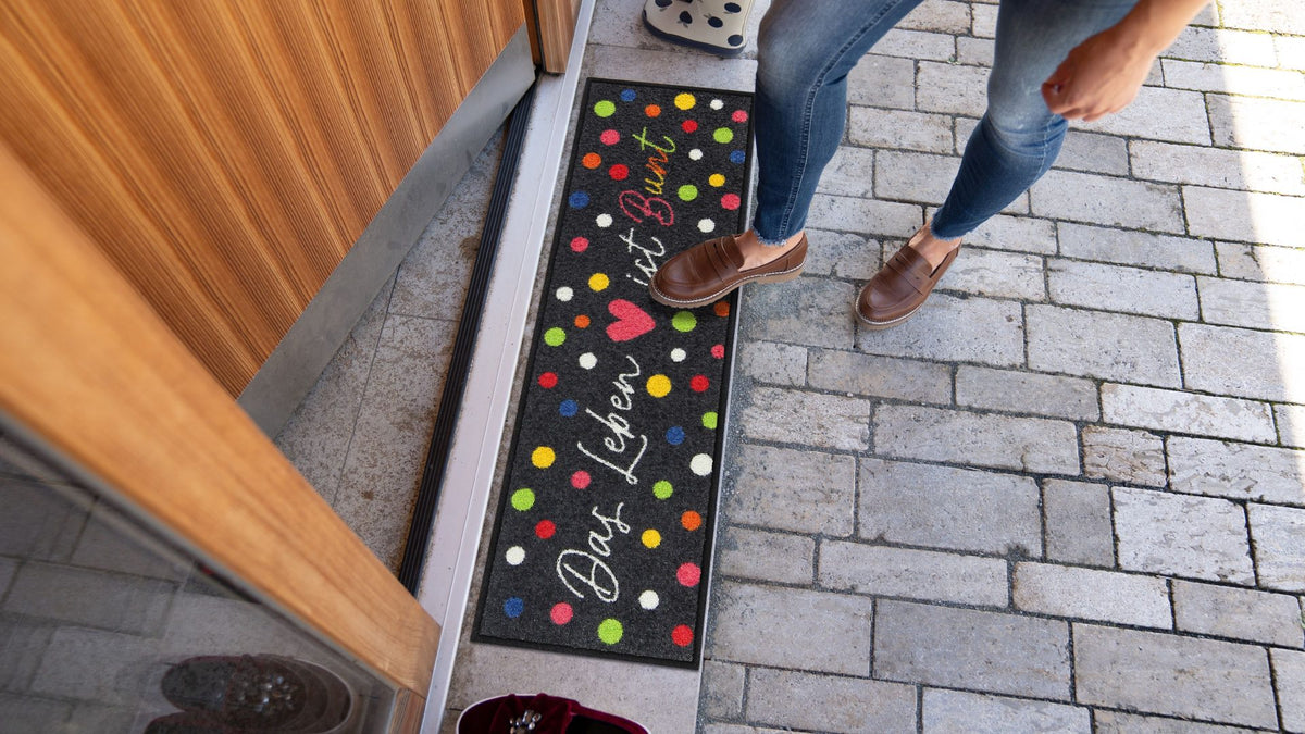 Läufer klein 30x100 Buntes Leben