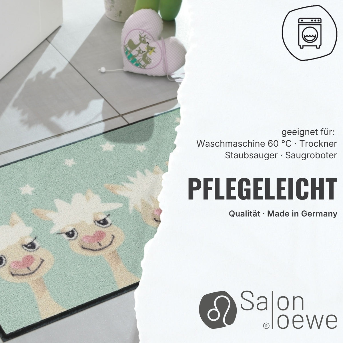Pflegeleichter waschbarer Fußabtreter EB209