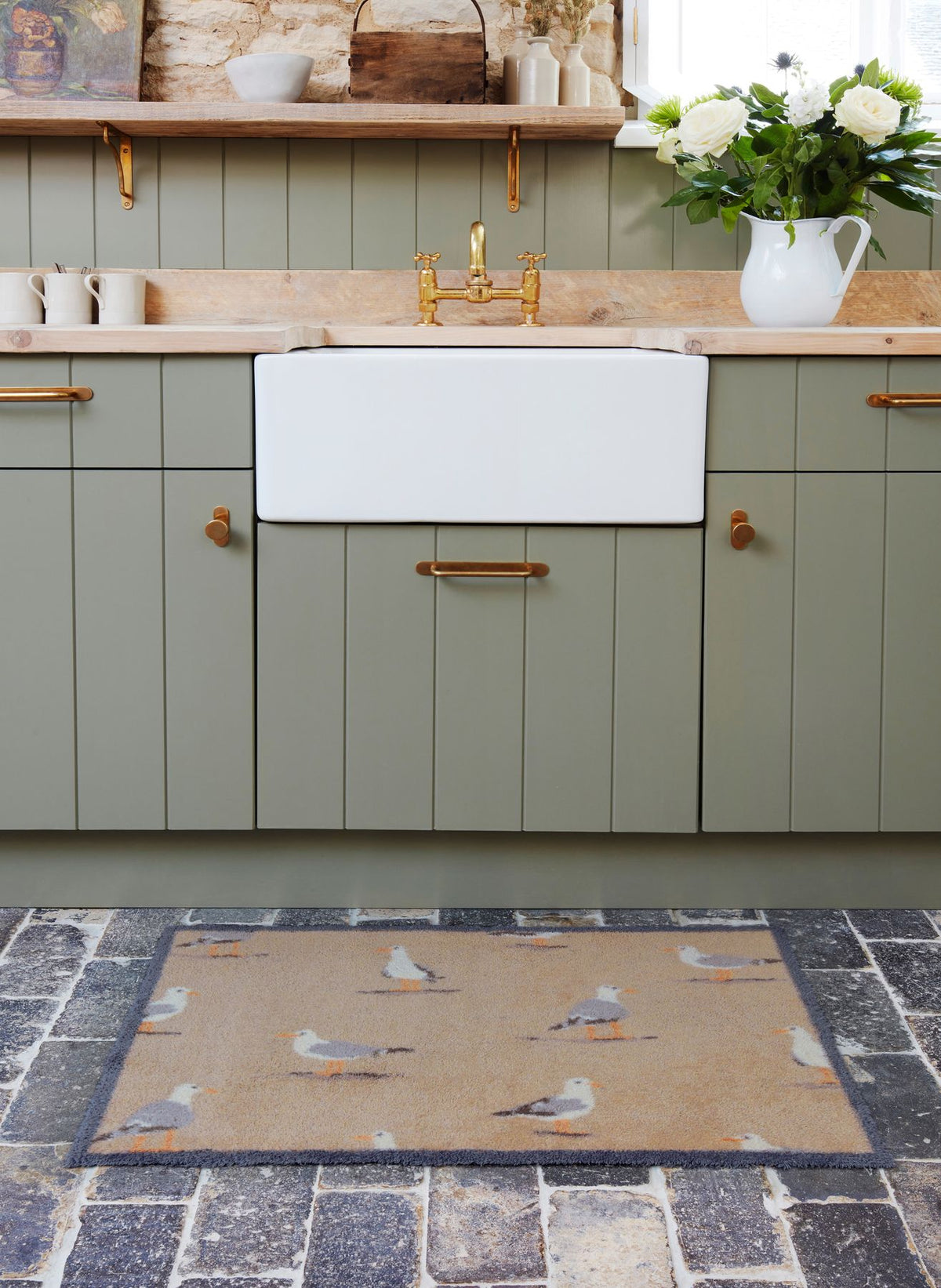 Fußmatte 60x85 Shore Birds Neutral