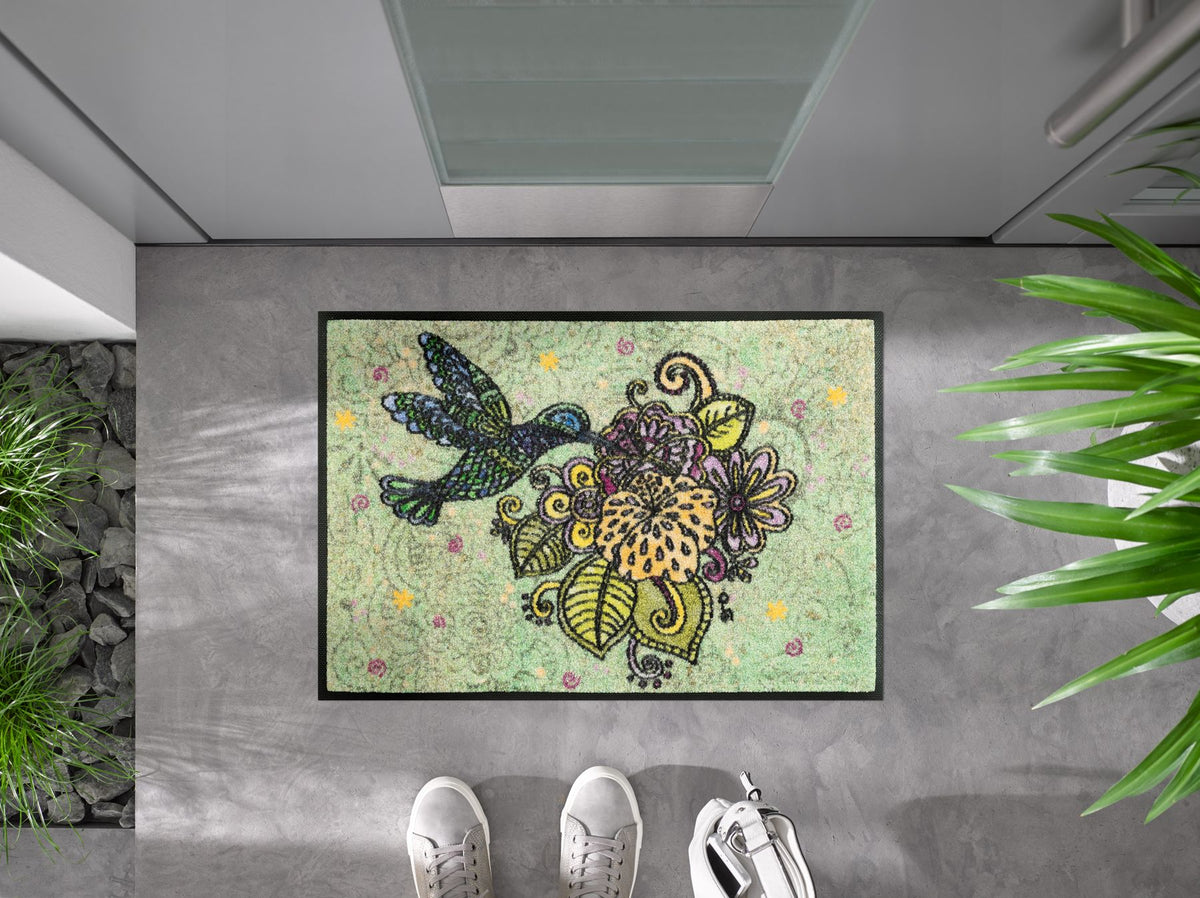 Fußmatte 40x60 Blütentanz grün