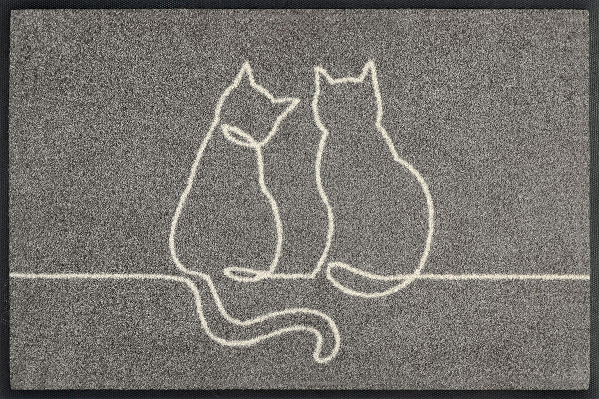 Fußmatte 40x60 Lovetails grau