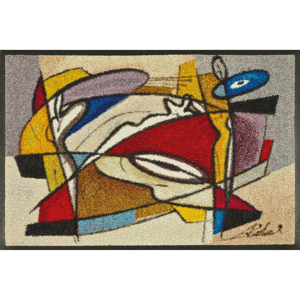 Fußmatte 50x75 steady composition anthrazit
