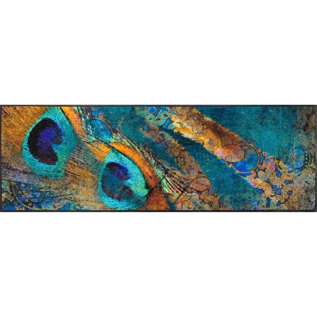 Teppichläufer 60x180 Exotic Pavo blau