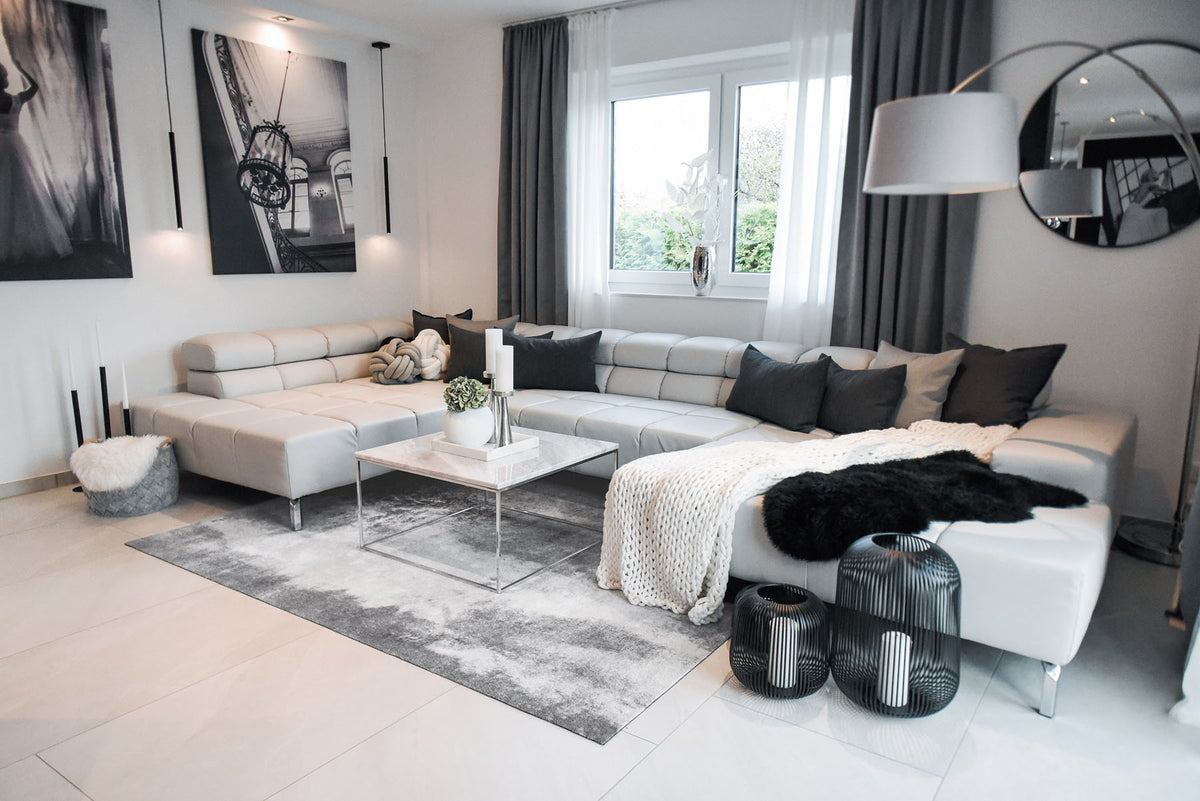Wohnteppich 170x240 Aura anthrazit