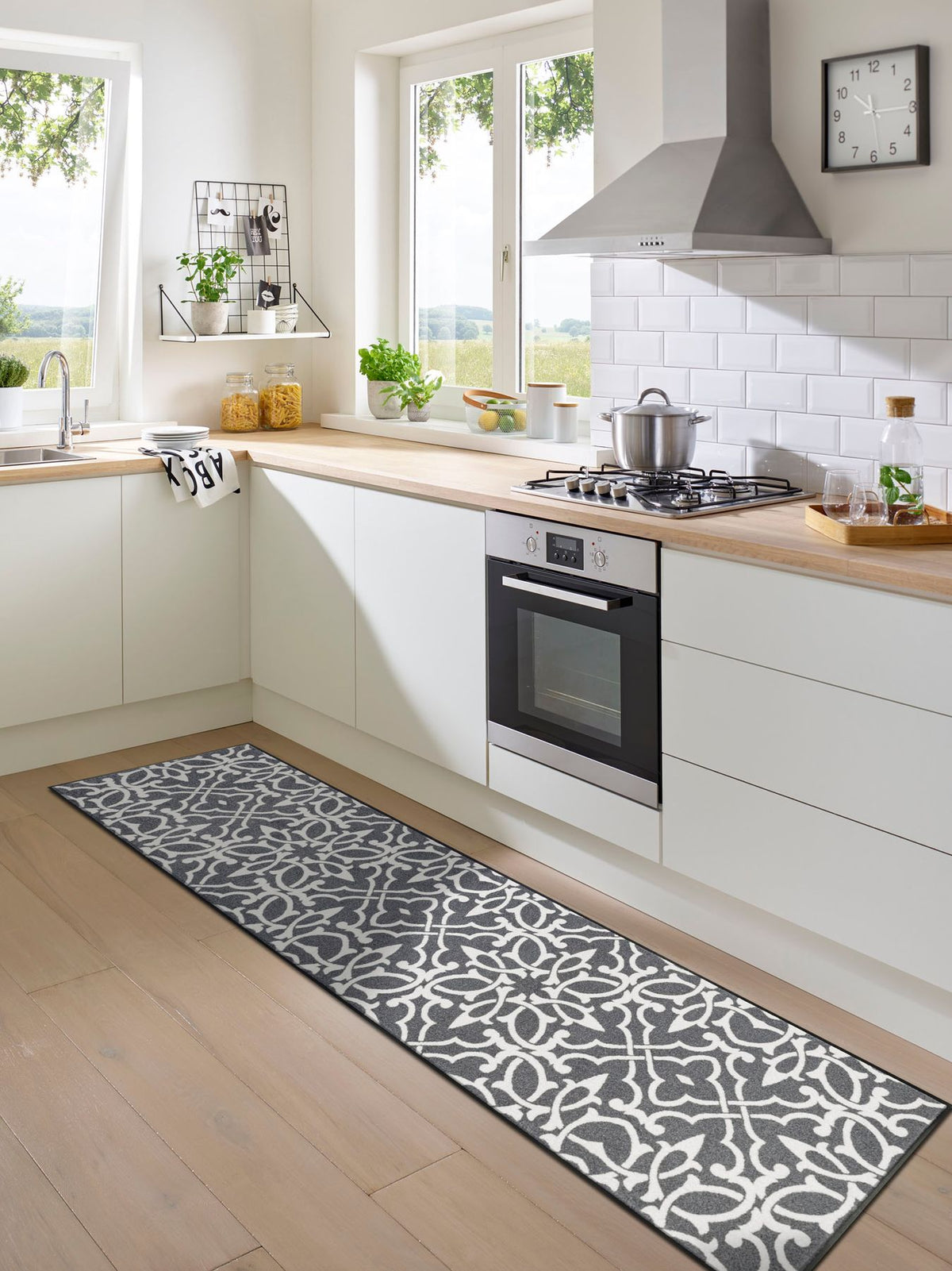 Teppichläufer 60x240 Decorada grau
