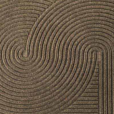 Wohnmatte 85 x 130 cm Sand sand randlos