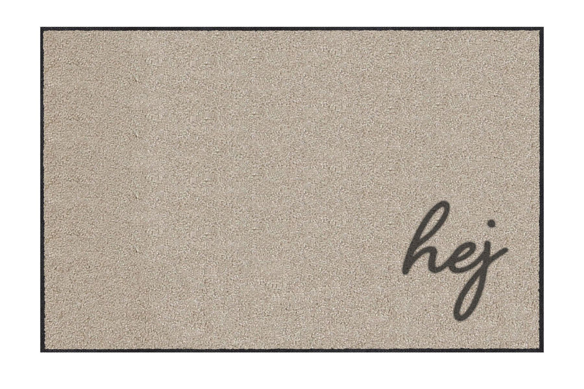 Fußmatte 60x85 Mat Hej beige