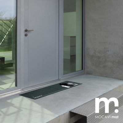 Läufer klein 30x100 Mat hygge home anthrazit