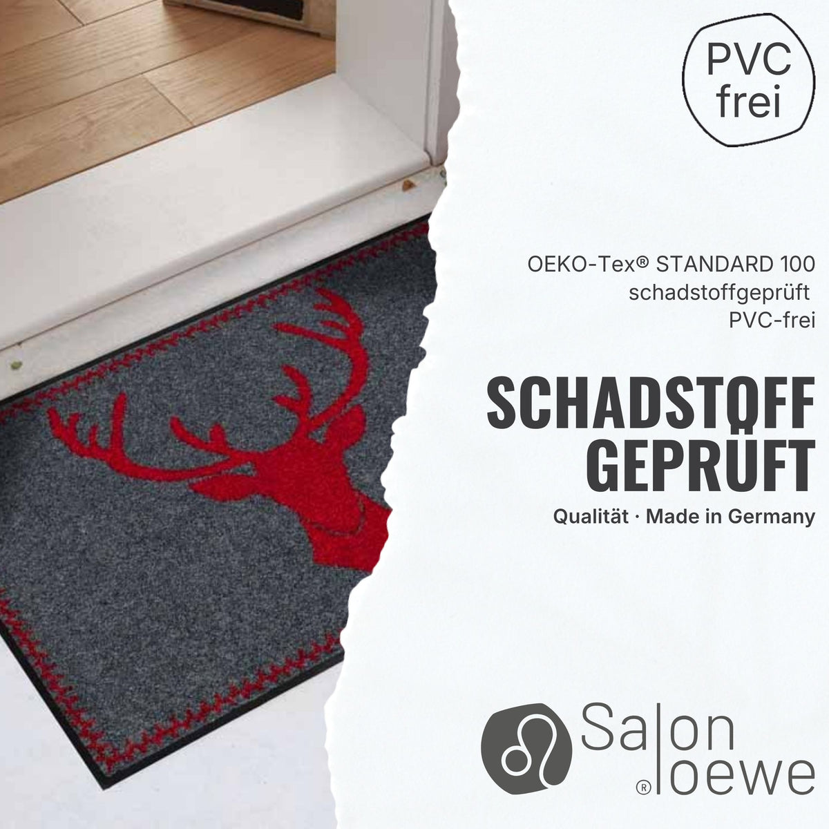  Schadstoffgeprüfte Öko-Tex Fussmatte EB207
