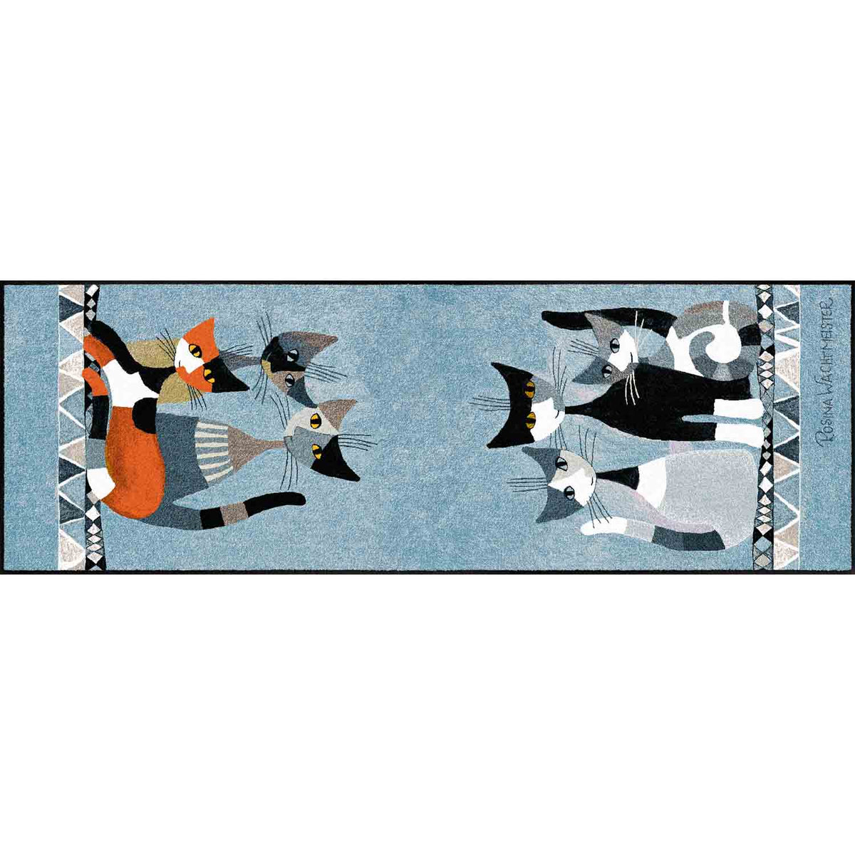 Teppichläufer 60x180 Rosina Wachtmeister Siamo in sei