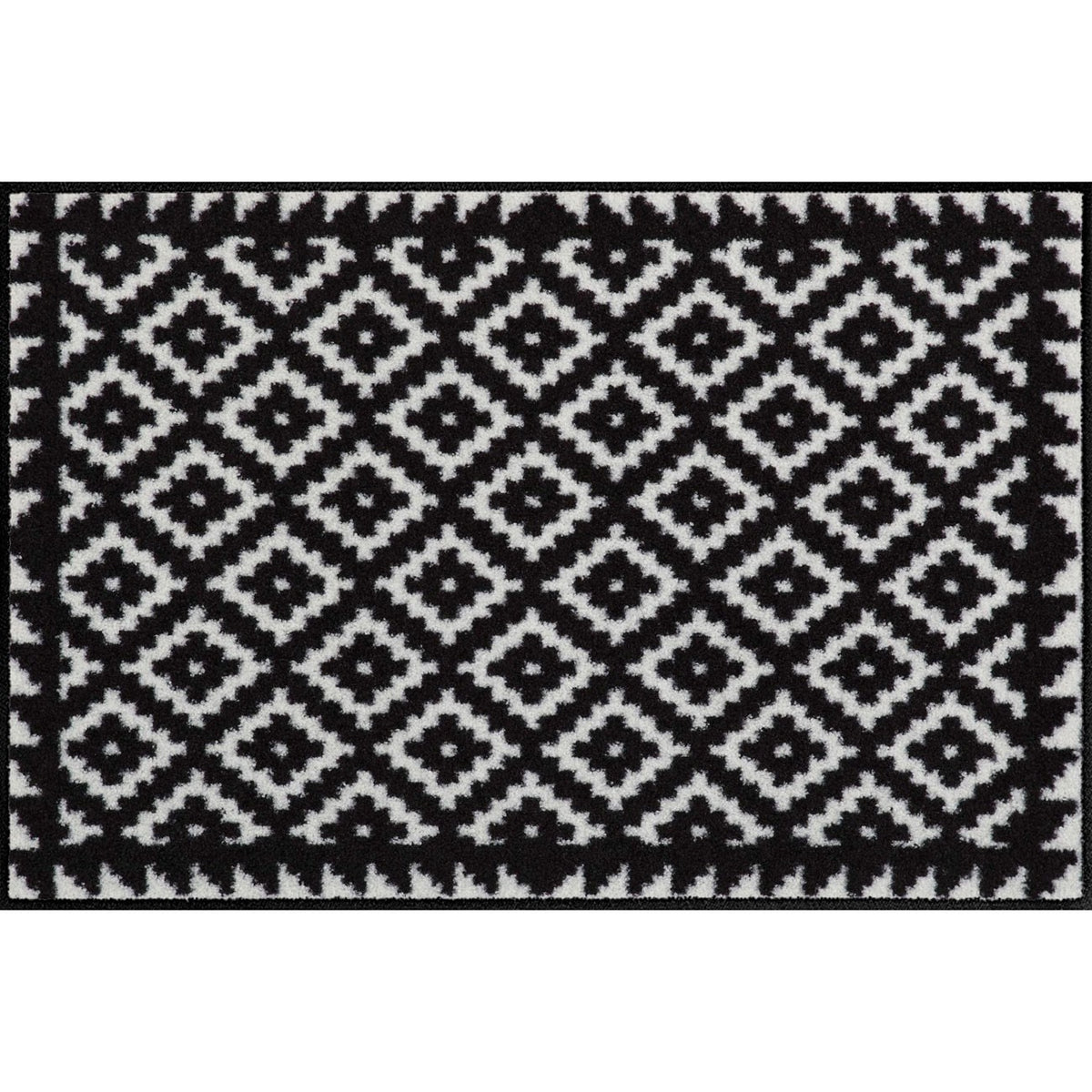 Fußmatte 50x75 Tabuk Black & White schwarz