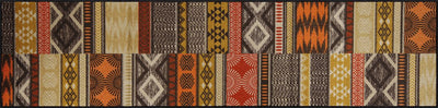 Teppichläufer 60x240 Ethno Patch braun
