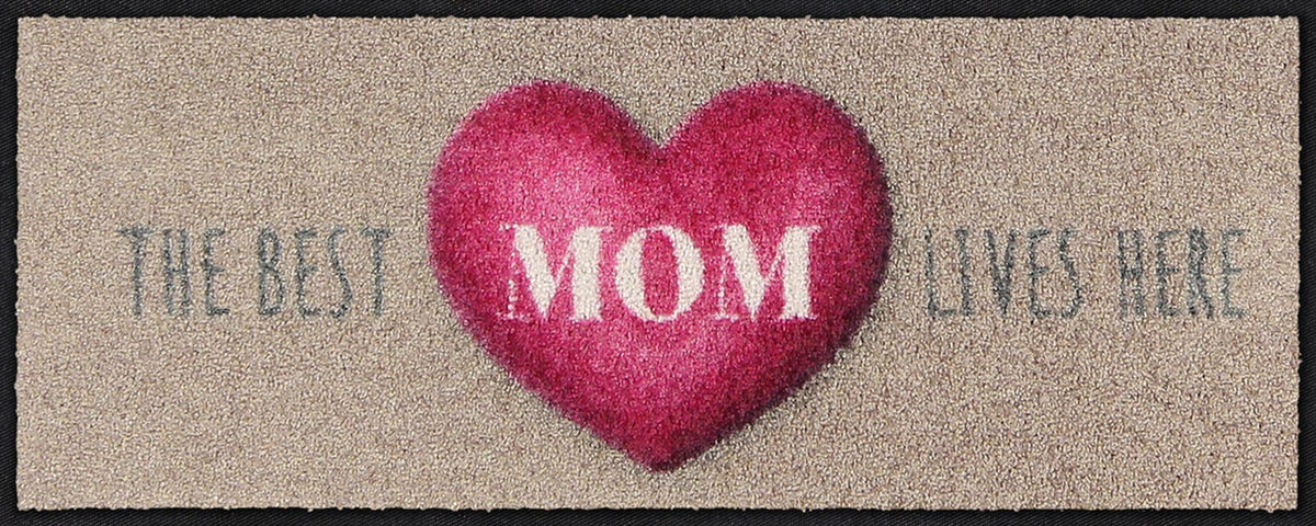 Fußabtreter klein 30x75 Best Mom beige