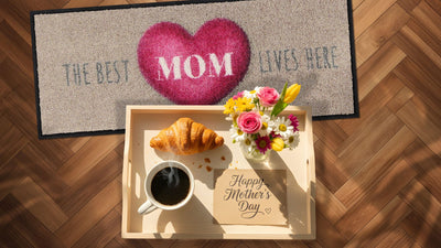 Fußabtreter klein 30x75 Best Mom beige