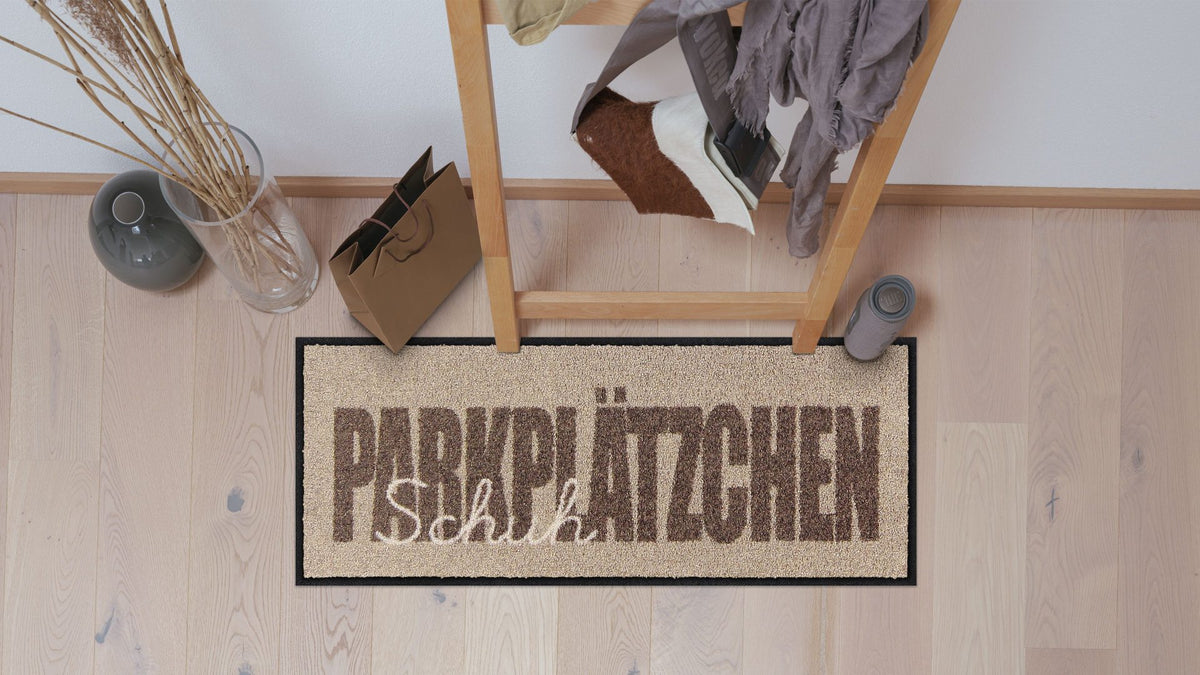 Fußabtreter klein 30x75 Schuhparkplätzchen