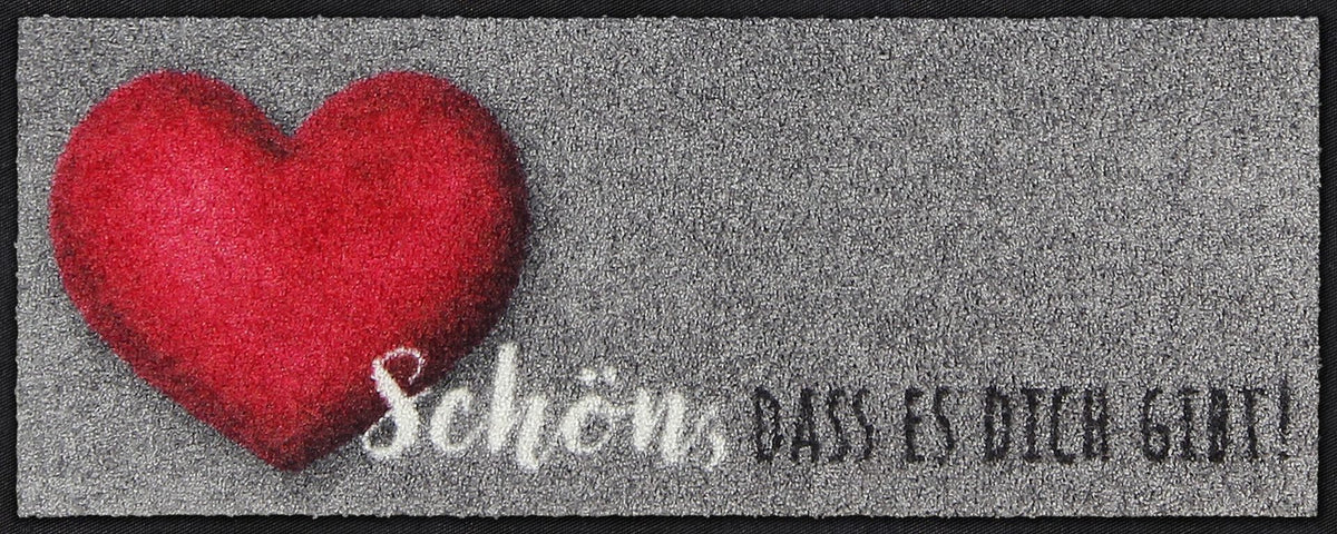 Fußabtreter klein 30x75 Von Herzen