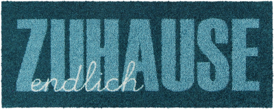 Fußabtreter klein 30x75 Zuhause Type aqua