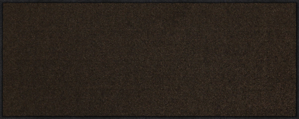 Läufer klein 40x100 Uni Schokobraun