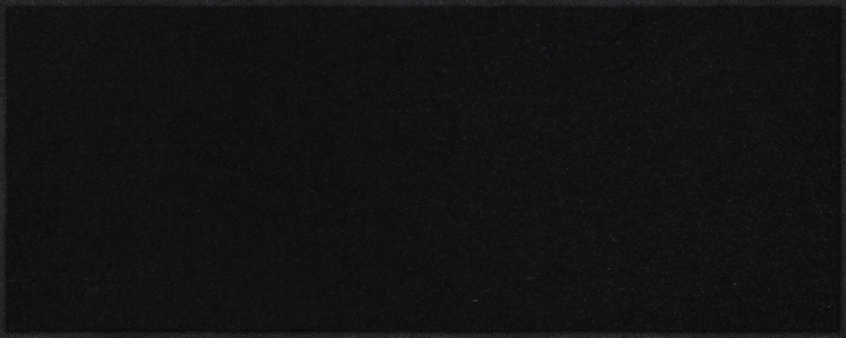 Läufer klein 40x100 Schwarz