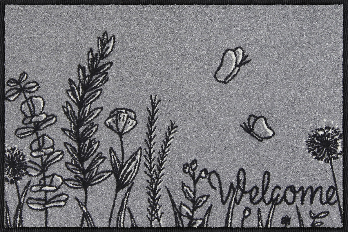 Fußmatte 50x75 Summer Grasses grey grau