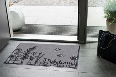 Fußmatte 50x75 Summer Grasses grey grau