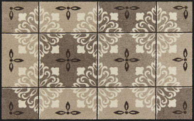 Fußmatte 75 x 120 cm Ornamontana taupe taupe