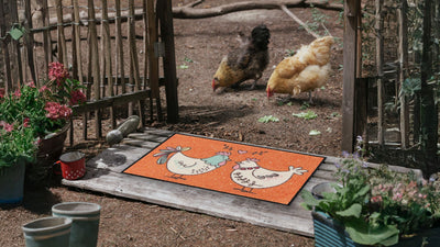 Fußmatte 50x75 Charming Chicken