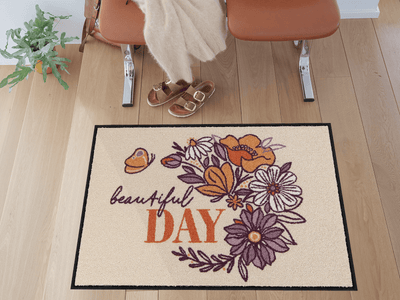 Fußmatte 50 x 75 cm Beautiful Day beige