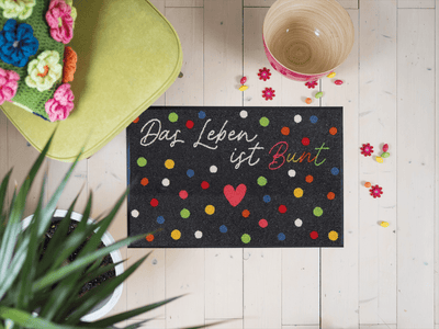 Fußmatte 50x75 Buntes Leben