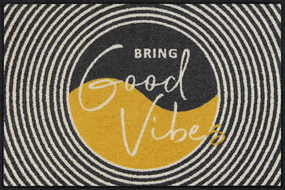 Fußmatte 50x75 Good Vibes grau