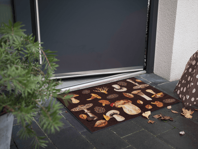 Fußmatte 50x75 Mushroom Time braun