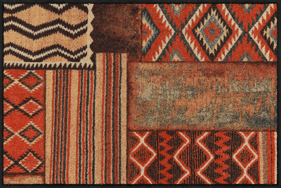 Fußmatte 50 x 75 cm Native Pattern orange