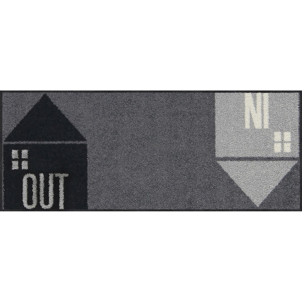 Fußabtreter klein 30x75 In and Out grau