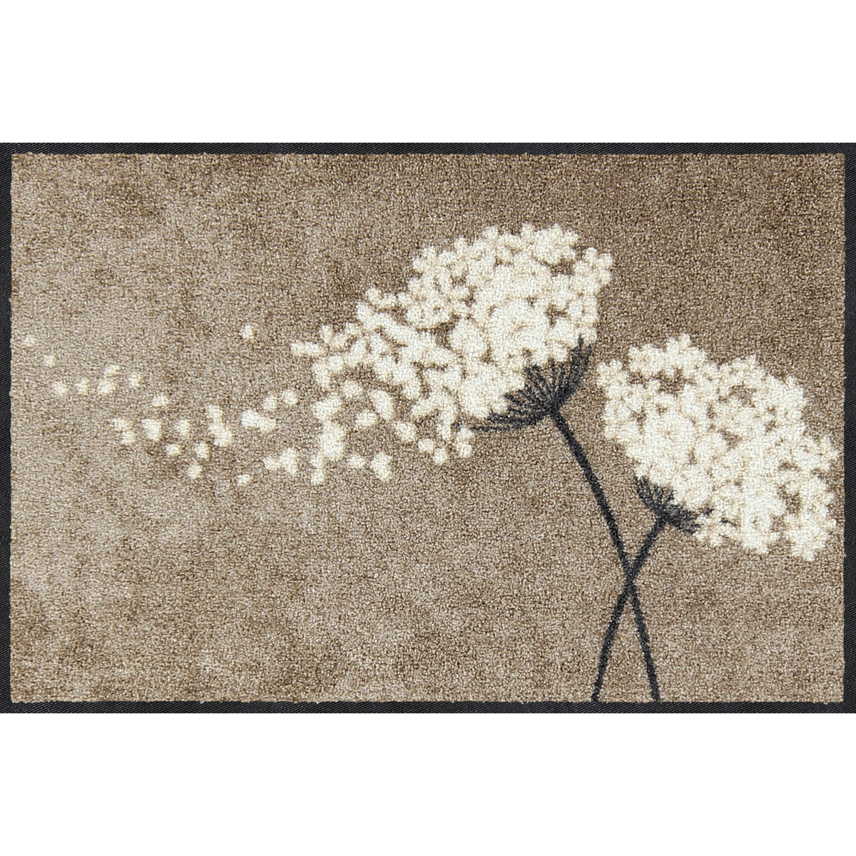Fußmatte 50x75 Wishfull Blossom taupe beige