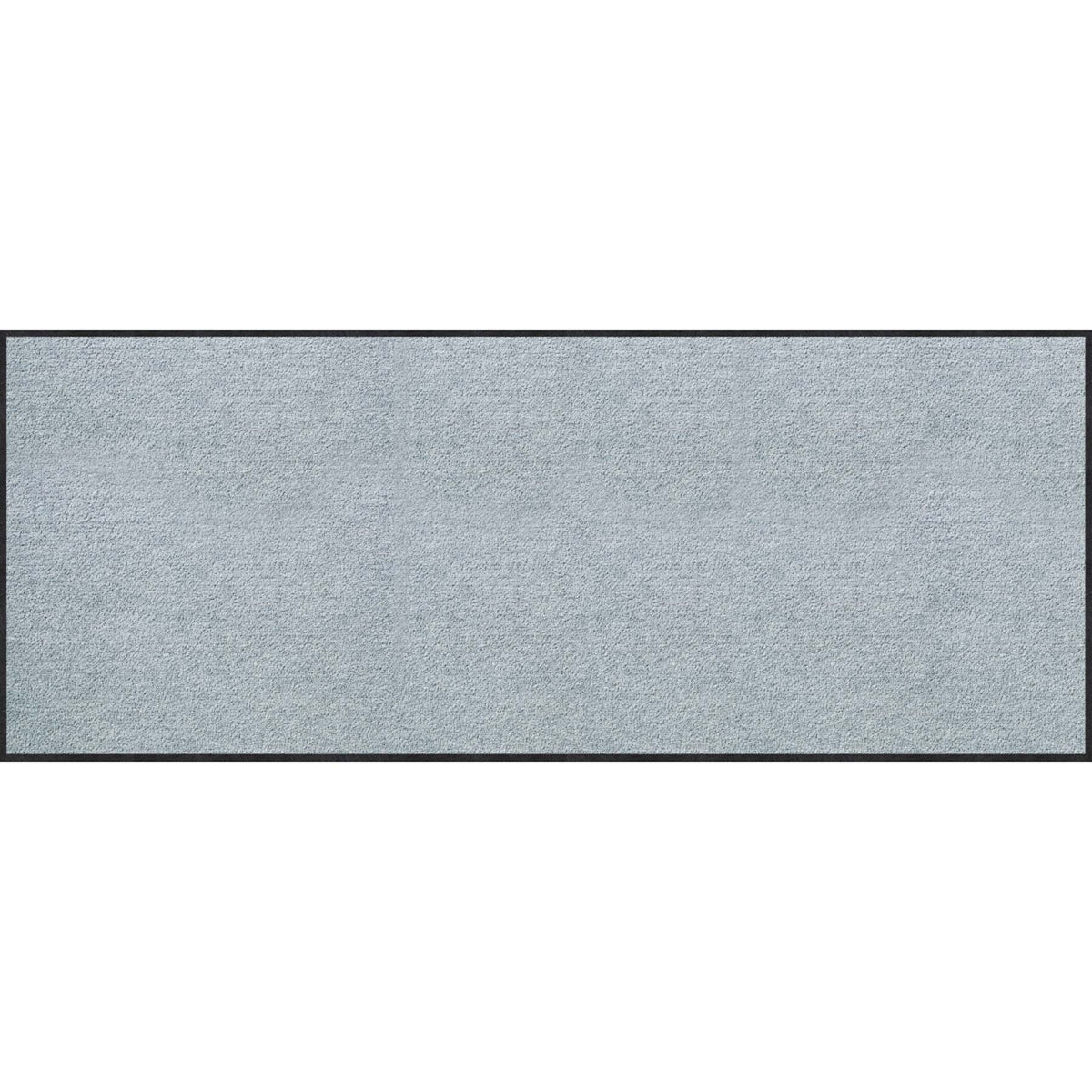 Teppichläufer 75x190 Uni Silbergrau