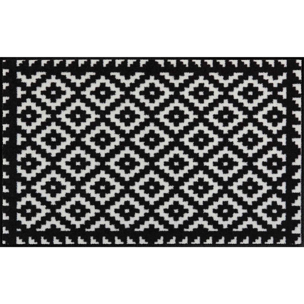 Fußmatte 75x120 Tabuk Black & White schwarz