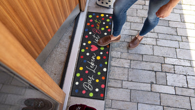 Läufer klein 30x100 Buntes Leben