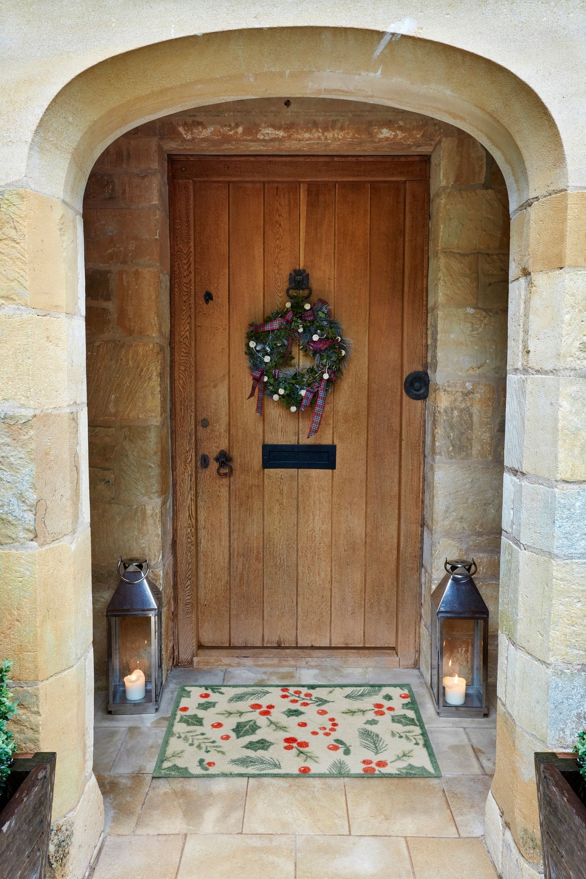 Eingangsmatte 60x85  Winter Holly