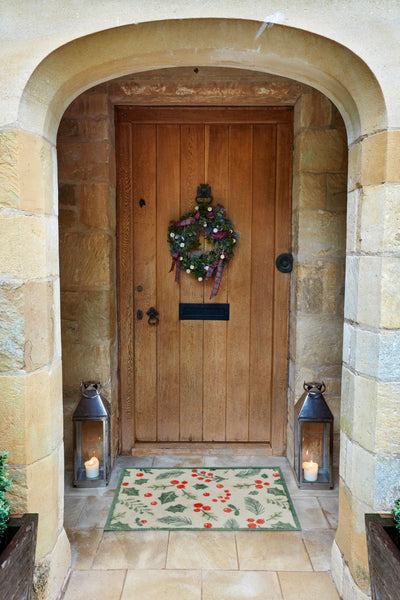 Eingangsmatte 60x85  Winter Holly