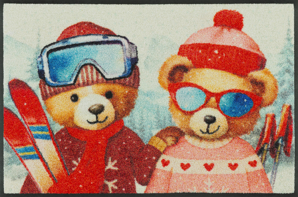 Eingangsmatte 50x75  Ski Bears