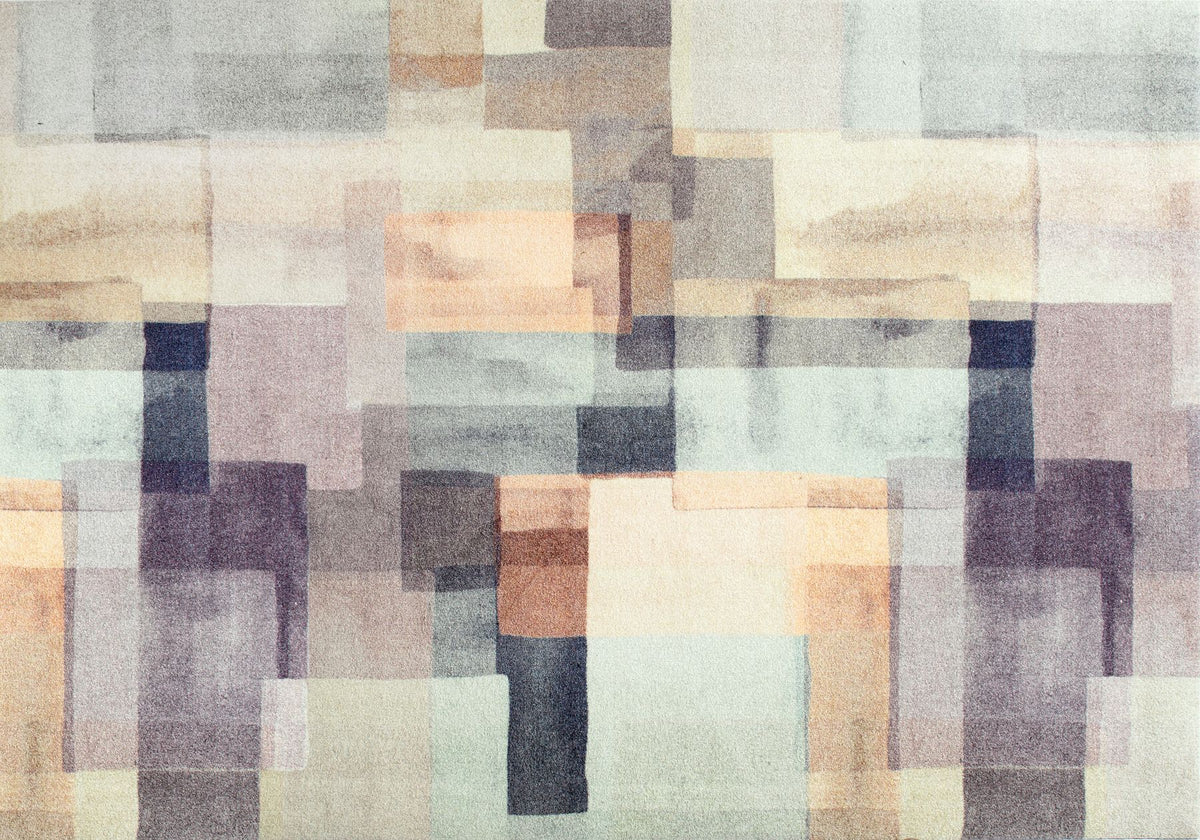 Wohnteppich 140x200 Gentle Blocks