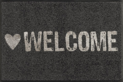 Fußmatte 50x75 Warmly Welcome anthrazit