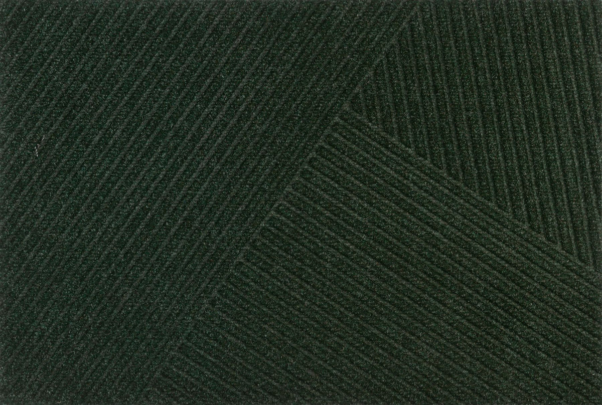 Fußmatte 60x90 Dune Stripes midnight green grün